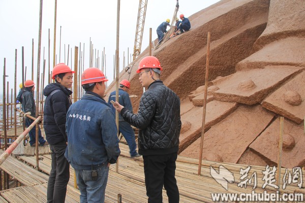 現(xiàn)全球最大關(guān)公青銅雕像，目測宇達施工（圖）