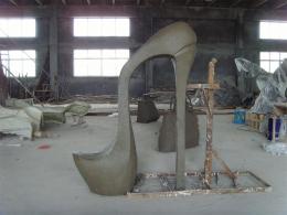 hj1717 玻璃鋼雕塑-美人之座 泥塑_青島國際服裝城不銹鋼雕塑、石雕、玻璃鋼雕塑_濱州宏景雕塑有限公司