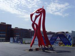 hj1731 不銹鋼雕塑—舞_青島國際服裝城不銹鋼雕塑、石雕、玻璃鋼雕塑_濱州宏景雕塑有限公司