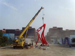 hj1739 不銹鋼雕塑-舞_青島國際服裝城不銹鋼雕塑、石雕、玻璃鋼雕塑_濱州宏景雕塑有限公司