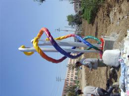 hj1740 不銹鋼雕塑-針線之魅_青島國際服裝城不銹鋼雕塑、石雕、玻璃鋼雕塑_濱州宏景雕塑有限公司